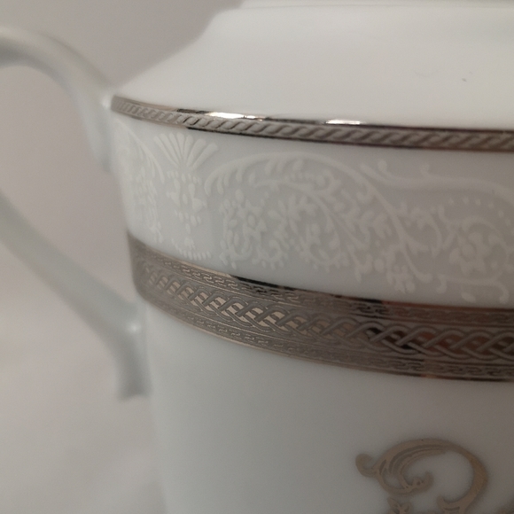 Casa Elite 25th Anniversary Creamer & Two-handle Sugar w Lid by M. Valenti Italy - Picture 4 of 9